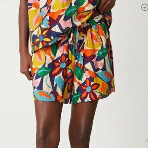 Josie Printed Linen Short